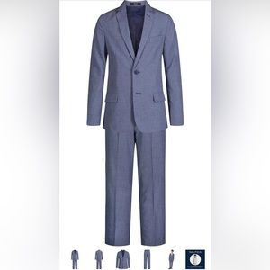 Boys Nautica Blue Dress Suit size 16